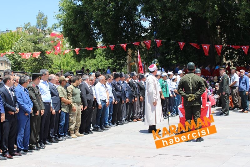 Karamanlı Şehidi Binlerce Kişi Uğurladı 133