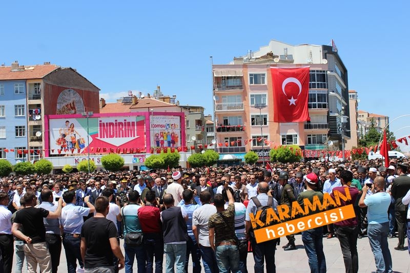 Karamanlı Şehidi Binlerce Kişi Uğurladı 134