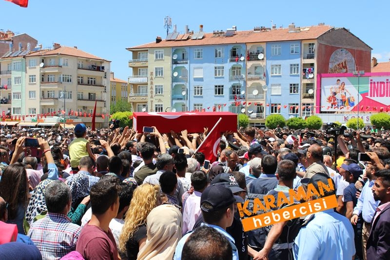 Karamanlı Şehidi Binlerce Kişi Uğurladı 139