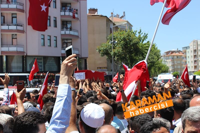 Karamanlı Şehidi Binlerce Kişi Uğurladı 140