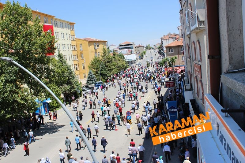 Karamanlı Şehidi Binlerce Kişi Uğurladı 144