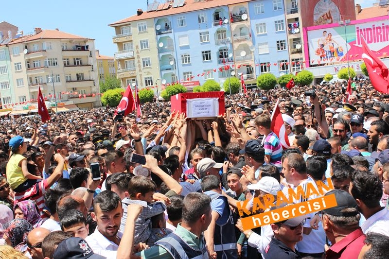 Karamanlı Şehidi Binlerce Kişi Uğurladı 147