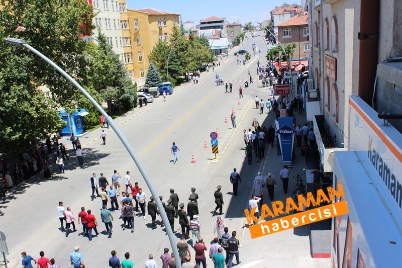 Karamanlı Şehidi Binlerce Kişi Uğurladı 154