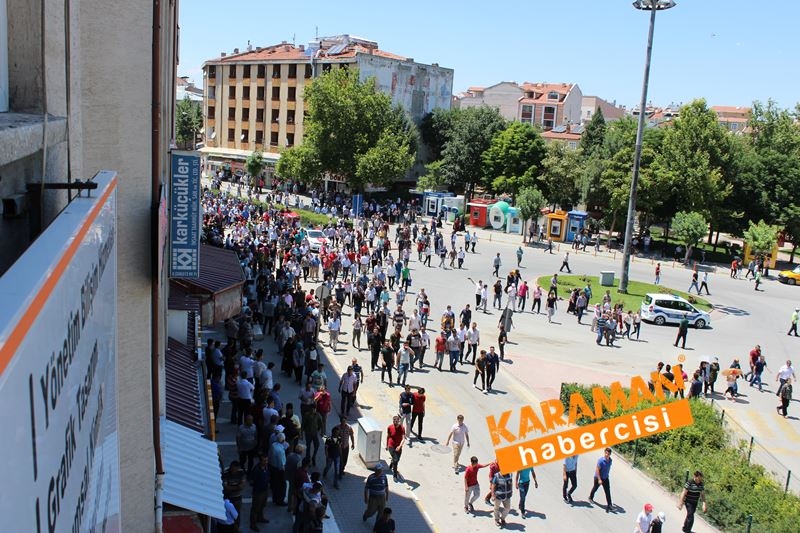 Karamanlı Şehidi Binlerce Kişi Uğurladı 155