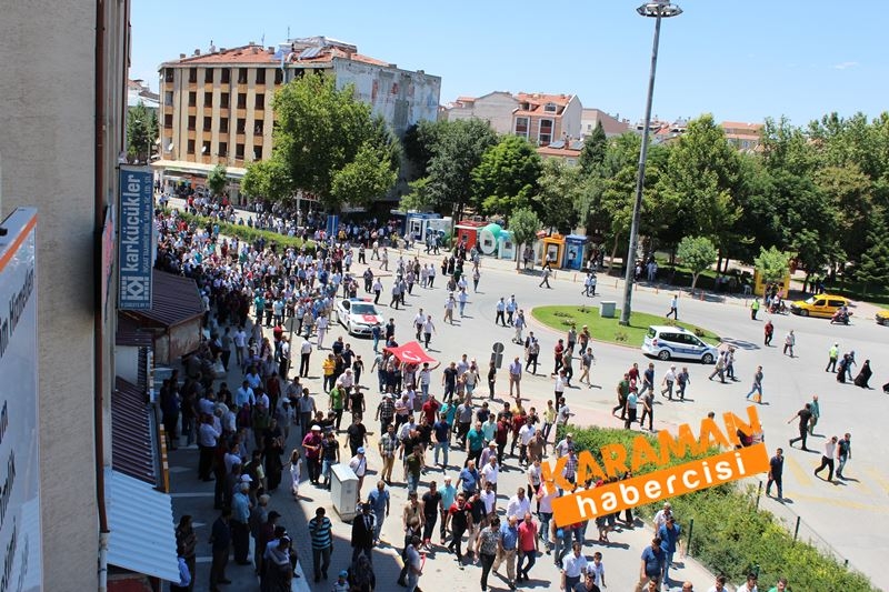 Karamanlı Şehidi Binlerce Kişi Uğurladı 156