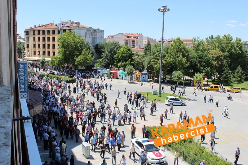 Karamanlı Şehidi Binlerce Kişi Uğurladı 157