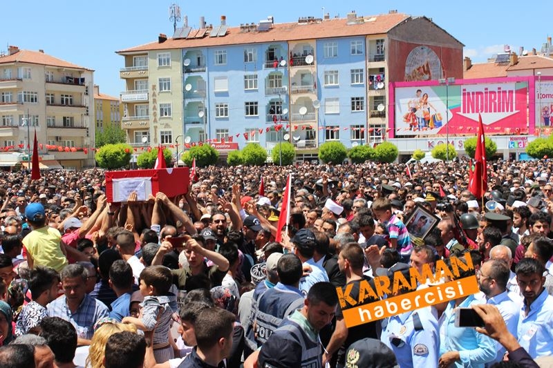 Karamanlı Şehidi Binlerce Kişi Uğurladı 161