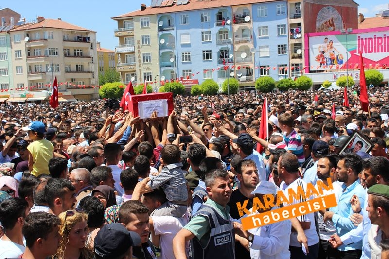 Karamanlı Şehidi Binlerce Kişi Uğurladı 162