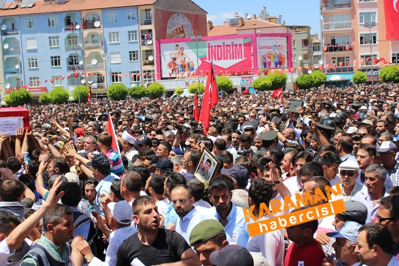 Karamanlı Şehidi Binlerce Kişi Uğurladı 164