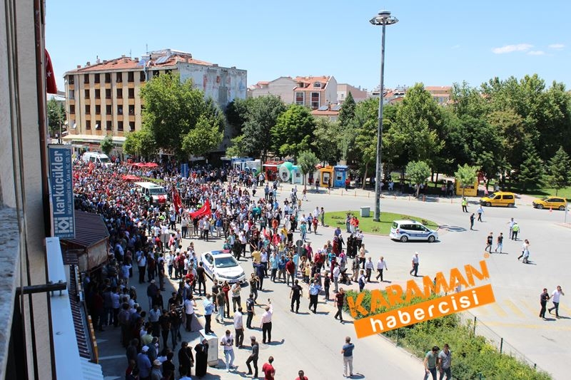 Karamanlı Şehidi Binlerce Kişi Uğurladı 169