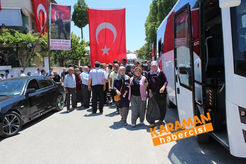 Karamanlı Şehidi Binlerce Kişi Uğurladı 17