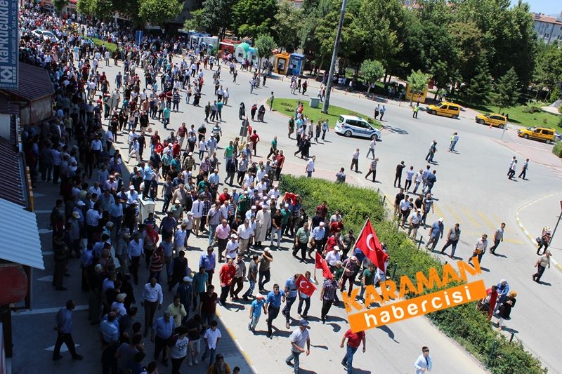 Karamanlı Şehidi Binlerce Kişi Uğurladı 172