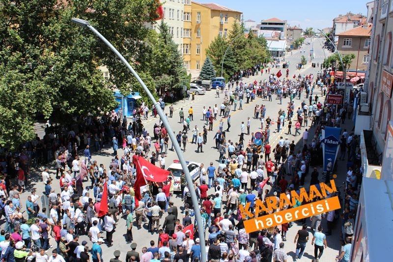 Karamanlı Şehidi Binlerce Kişi Uğurladı 174