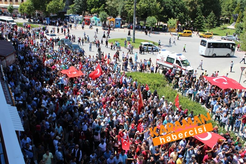 Karamanlı Şehidi Binlerce Kişi Uğurladı 175