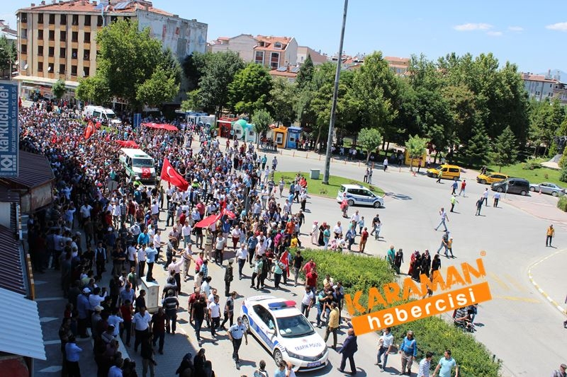 Karamanlı Şehidi Binlerce Kişi Uğurladı 177