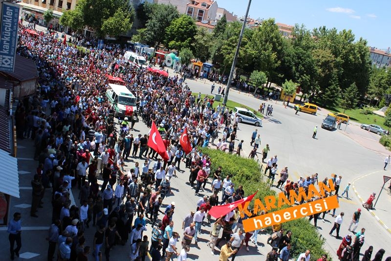 Karamanlı Şehidi Binlerce Kişi Uğurladı 178