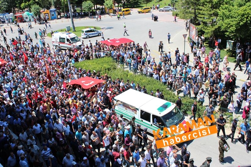 Karamanlı Şehidi Binlerce Kişi Uğurladı 181