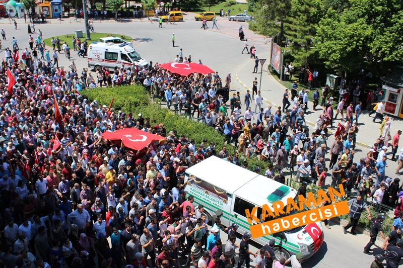 Karamanlı Şehidi Binlerce Kişi Uğurladı 183