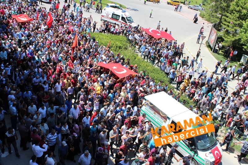 Karamanlı Şehidi Binlerce Kişi Uğurladı 184