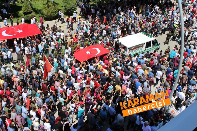 Karamanlı Şehidi Binlerce Kişi Uğurladı 189