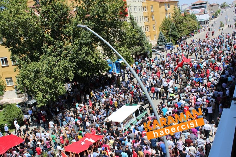 Karamanlı Şehidi Binlerce Kişi Uğurladı 193