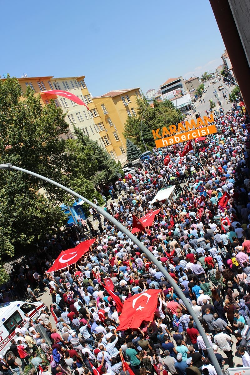 Karamanlı Şehidi Binlerce Kişi Uğurladı 197