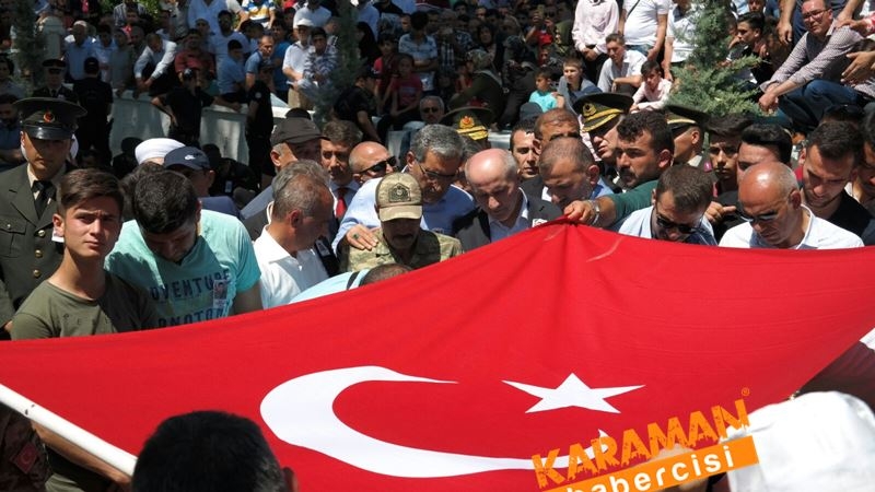 Karamanlı Şehidi Binlerce Kişi Uğurladı 205
