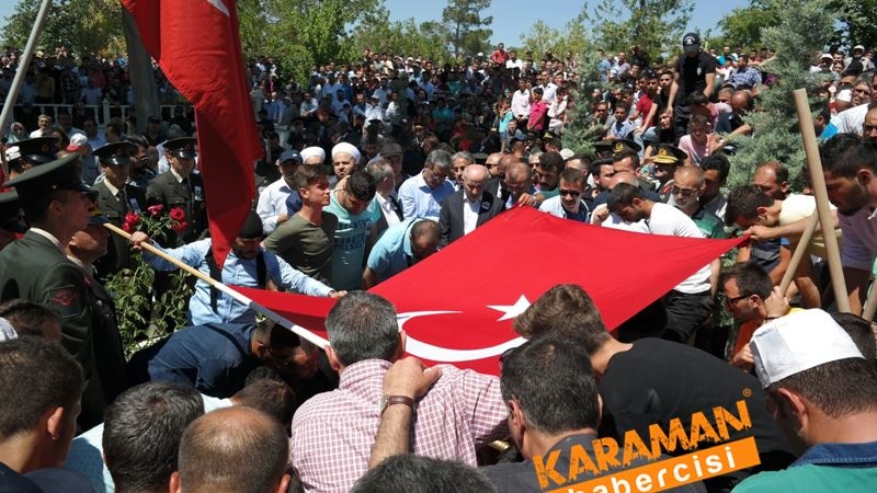 Karamanlı Şehidi Binlerce Kişi Uğurladı 206