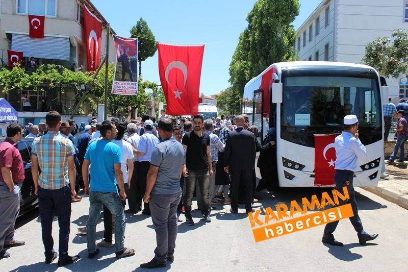 Karamanlı Şehidi Binlerce Kişi Uğurladı 22