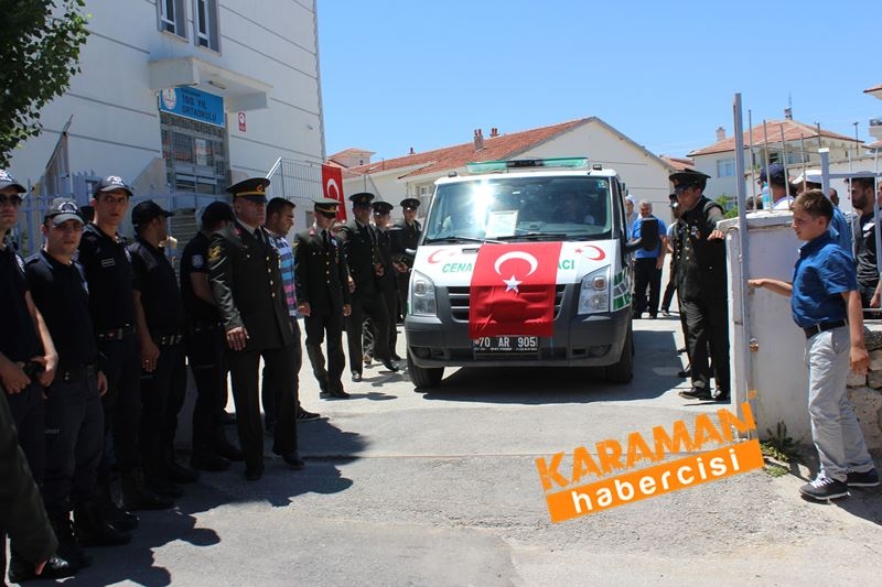 Karamanlı Şehidi Binlerce Kişi Uğurladı 25