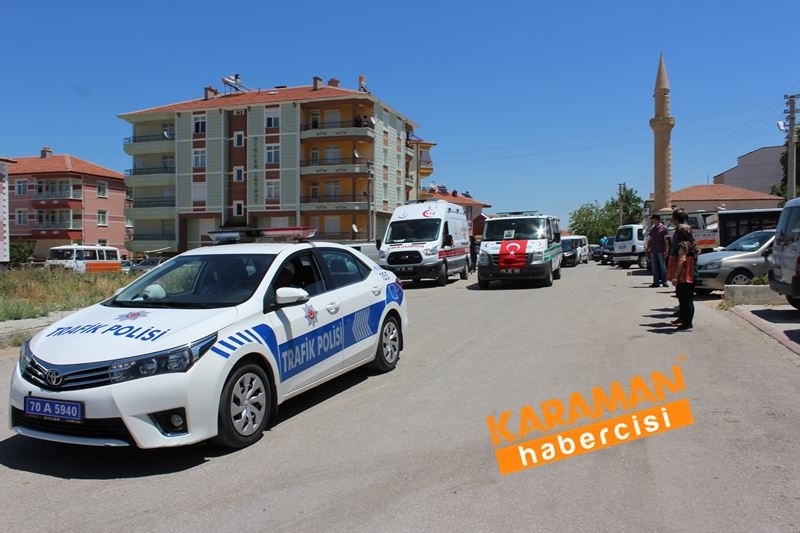 Karamanlı Şehidi Binlerce Kişi Uğurladı 31
