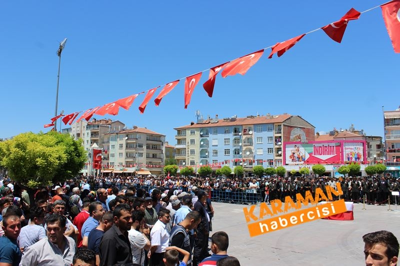 Karamanlı Şehidi Binlerce Kişi Uğurladı 35