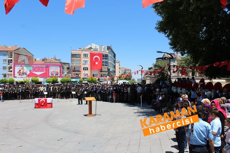 Karamanlı Şehidi Binlerce Kişi Uğurladı 36