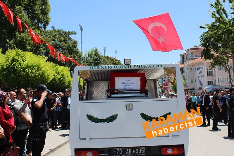 Karamanlı Şehidi Binlerce Kişi Uğurladı 41