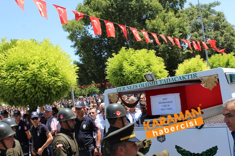 Karamanlı Şehidi Binlerce Kişi Uğurladı 42