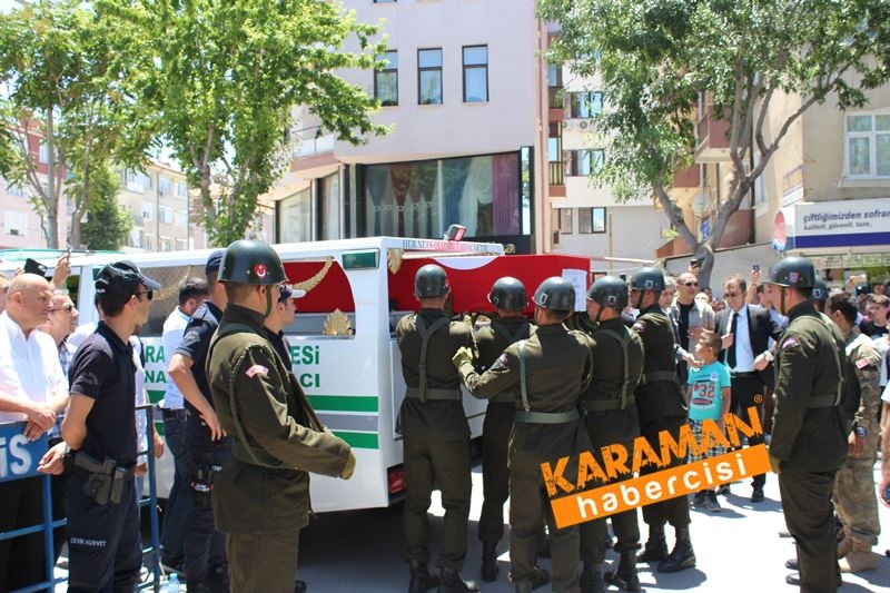 Karamanlı Şehidi Binlerce Kişi Uğurladı 43
