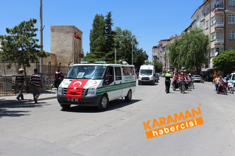 Karamanlı Şehidi Binlerce Kişi Uğurladı 53
