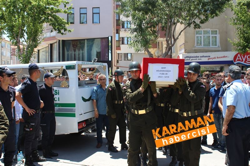 Karamanlı Şehidi Binlerce Kişi Uğurladı 57