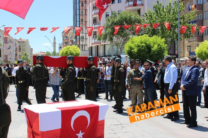 Karamanlı Şehidi Binlerce Kişi Uğurladı 61