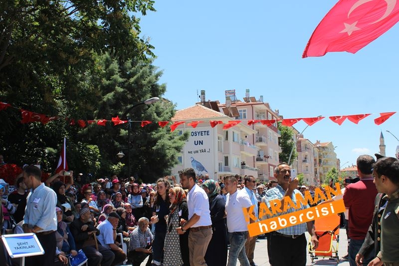 Karamanlı Şehidi Binlerce Kişi Uğurladı 62