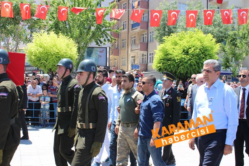 Karamanlı Şehidi Binlerce Kişi Uğurladı 63