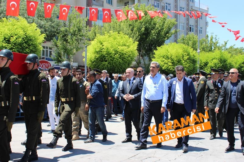 Karamanlı Şehidi Binlerce Kişi Uğurladı 68