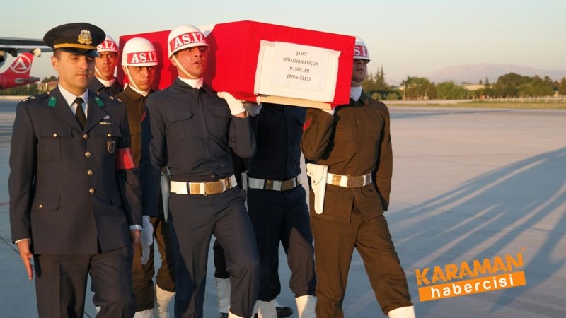 Karamanlı Şehidi Binlerce Kişi Uğurladı 7