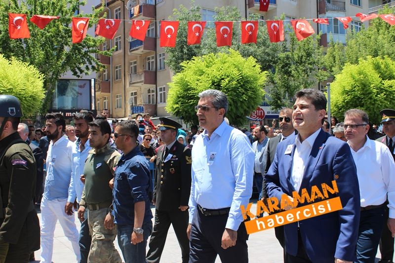 Karamanlı Şehidi Binlerce Kişi Uğurladı 72