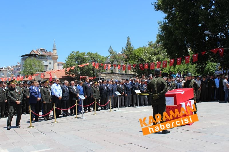 Karamanlı Şehidi Binlerce Kişi Uğurladı 77