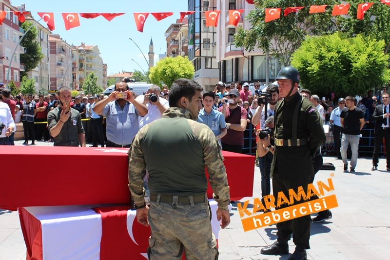 Karamanlı Şehidi Binlerce Kişi Uğurladı 83