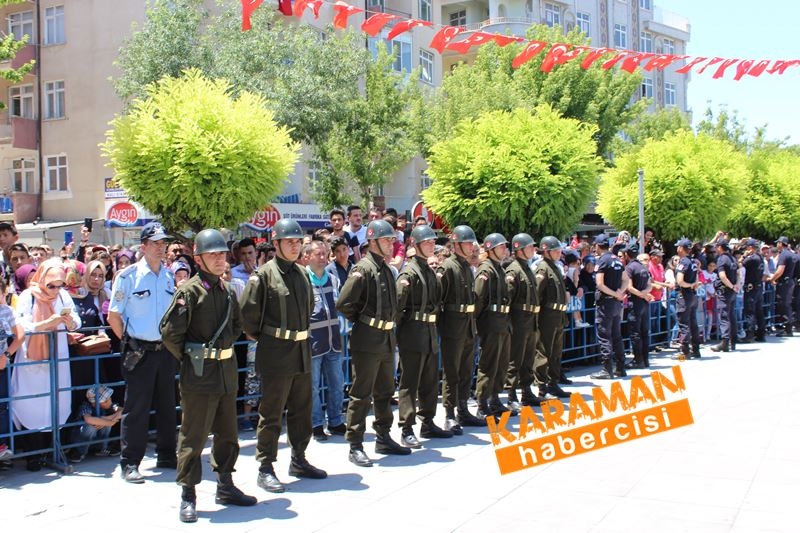 Karamanlı Şehidi Binlerce Kişi Uğurladı 90