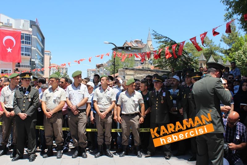 Karamanlı Şehidi Binlerce Kişi Uğurladı 93