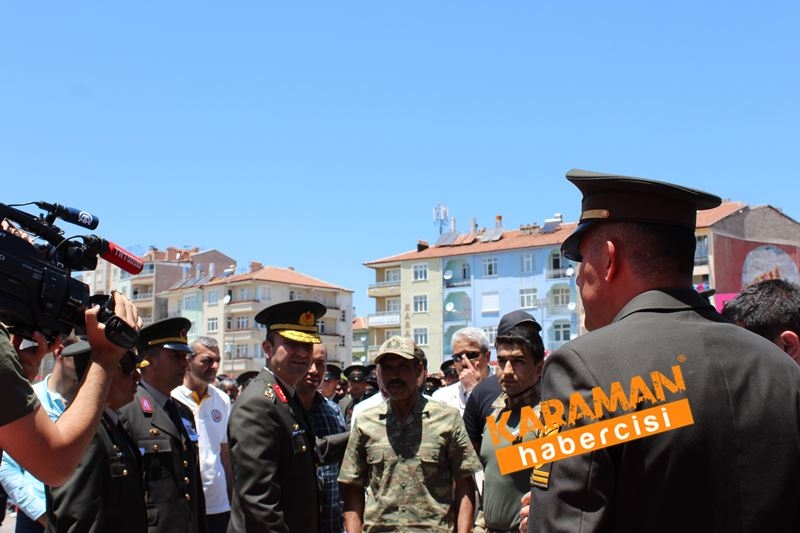 Karamanlı Şehidi Binlerce Kişi Uğurladı 97