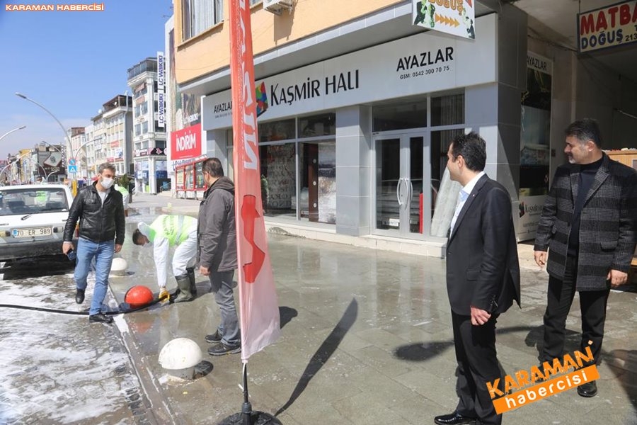 Karaman Belediyesi Yol ve Parklarda Çalışıyor 11